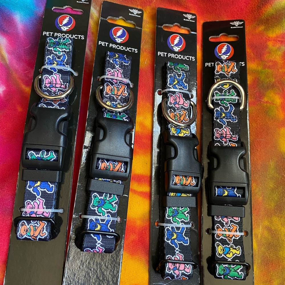 Grateful Dead Dog collar, Dancing Bears